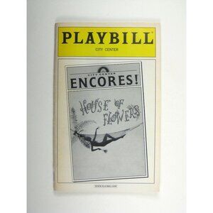 Playbill Encores House Of Flowers February 2003 City Center Truman Capote